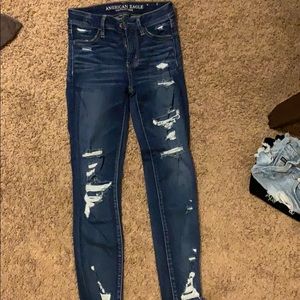 american eagle dark wash jeans
